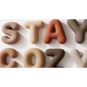 Bubble Typography Stay Cozy Wall Object - 2