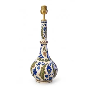 Ottoman İznik Çinisi Seramik Masa Lambası - 1