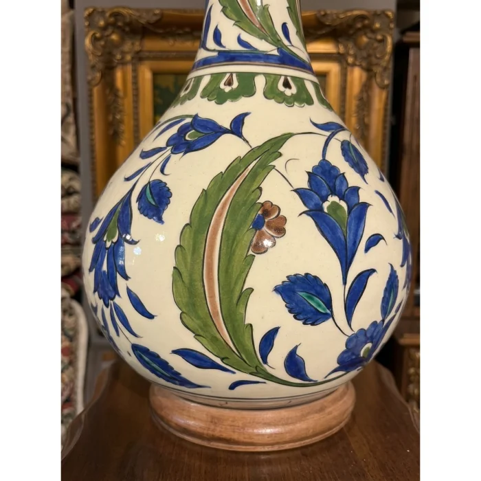 Ottoman İznik Çinisi Seramik Masa Lambası - 2