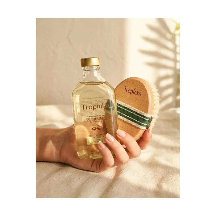 Coconut Oil & Natural Horsehair Brush Care Set - 2