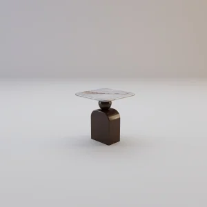 Elune Marble Detailed Side Table