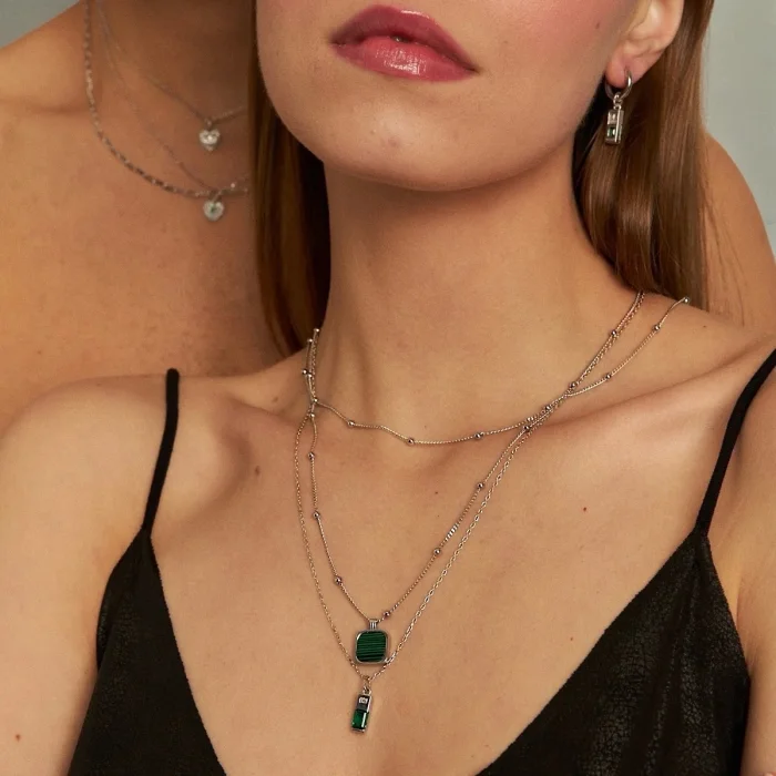 One Last Time Green Necklace - 4