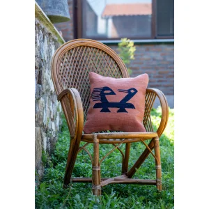 Hand-Woven Bird Motif Kilim Cushion Cover - 2
