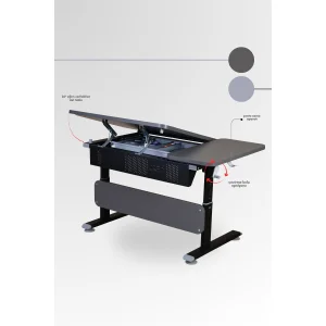 Vega Basic Antrasit Çalışma Masası - 6