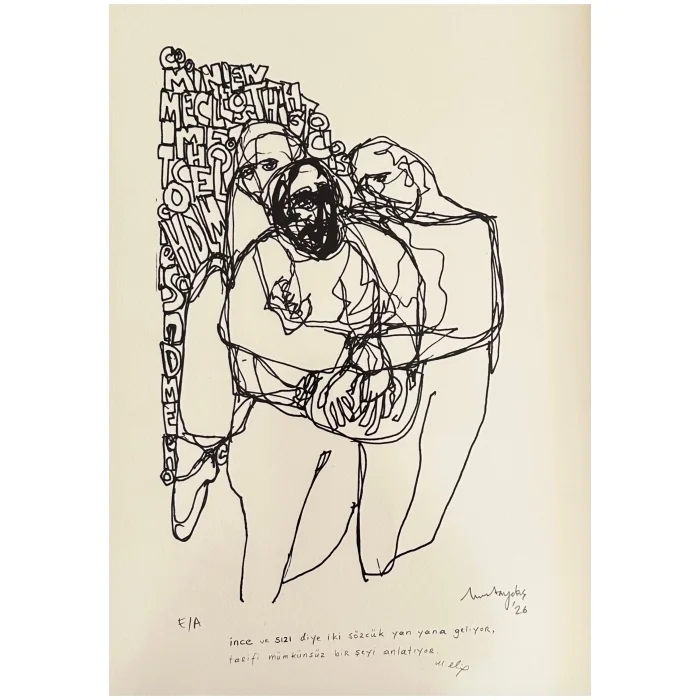 Ince Sızı Fine Art Baskı - 2