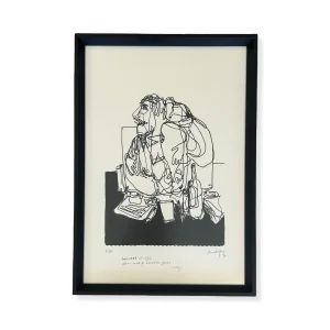 Lacivert Fine Art Baskı
