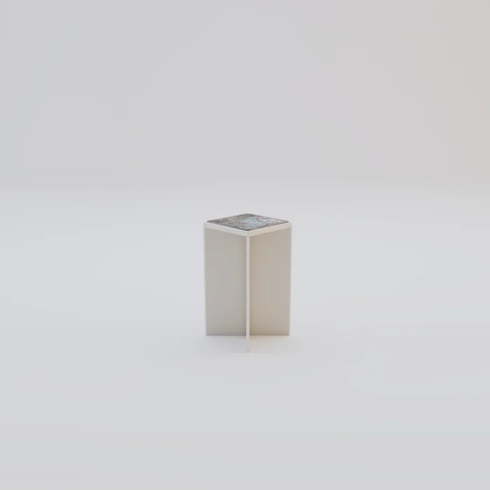 Calyne Marble Side Table - 2