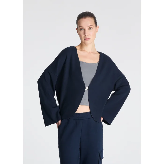 Logo Snap Detail Knit Cardigan - 2