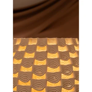 Keruna Beige Ceramic Round Table Lamp - 8