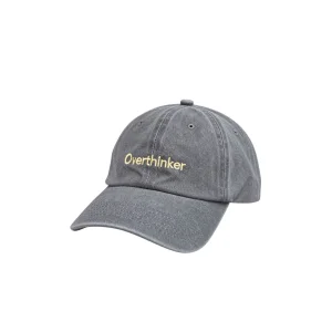 Overthinker Gri Eskitme Unisex Şapka - 2