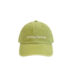 Nothing Personal Yeşil Fitilli Kadife Unisex Şapka - 1