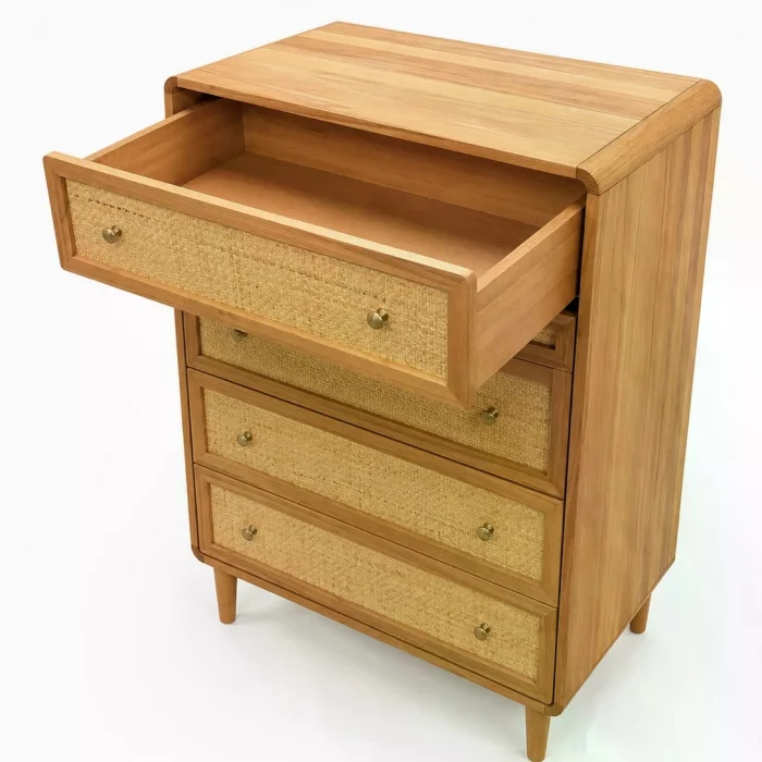 Solid Beech Tini Chest of Drawers - 3