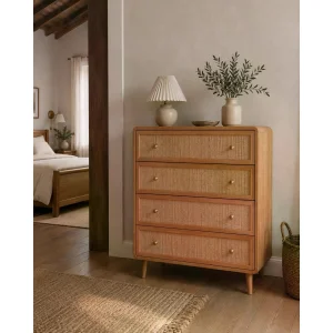 Solid Beech Tini Chest of Drawers - 2