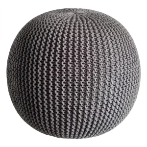Handmade Knit Pouf