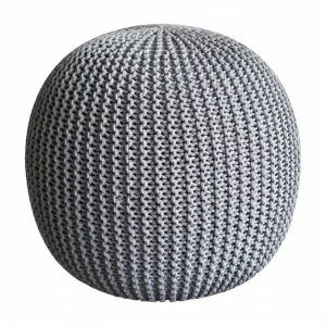 Handmade Knit Pouf