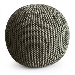 Handmade Knit Pouf