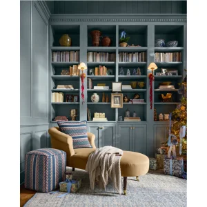 Cambria Woven Wool Pouf - 3