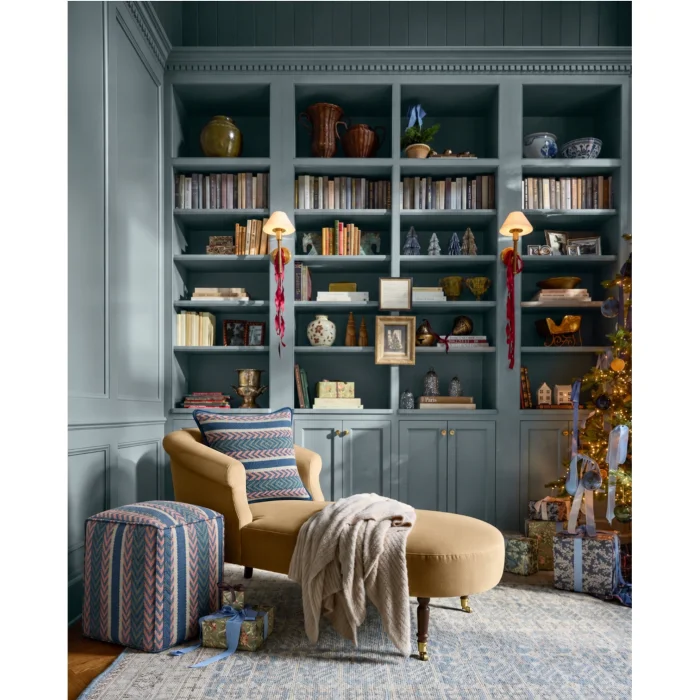Cambria Woven Wool Pouf - 3