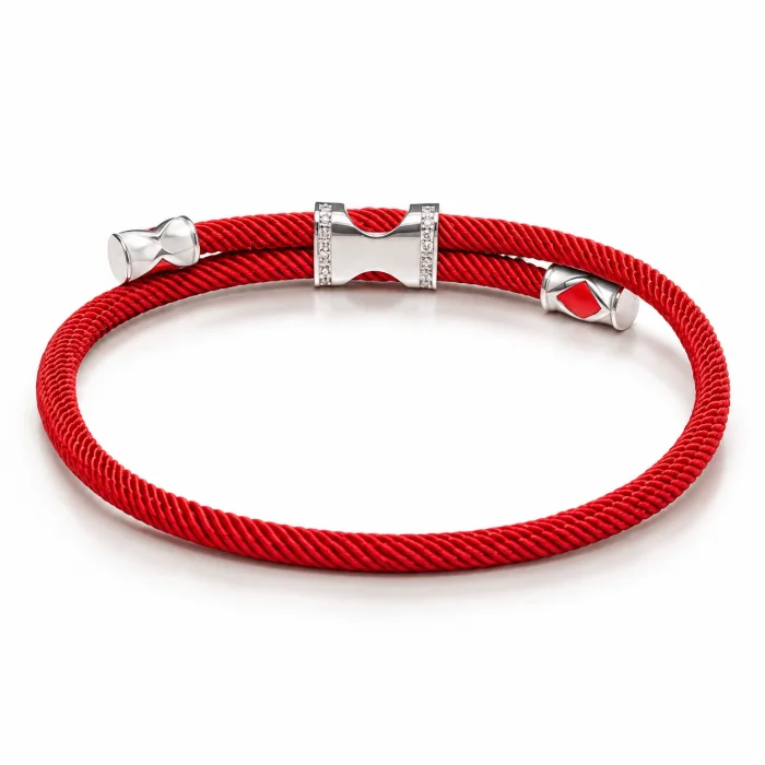 Silver Lucky Red Bracelet - 3