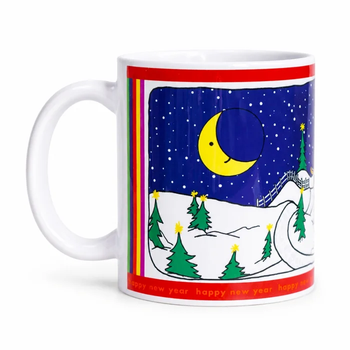 Special Design New Year Porcelain Mug 330ml - 2