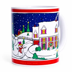 Special Design New Year Porcelain Mug 330ml - 3