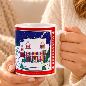 Special Design New Year Porcelain Mug 330ml - 9