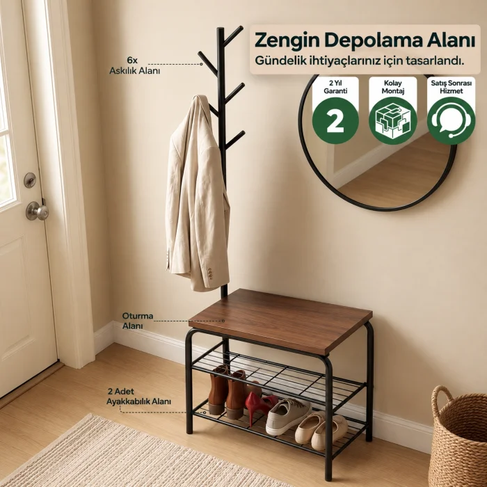 Eluf Clothes Tree - 3