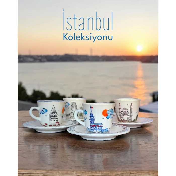 Kız Kulesi Fincan Seti - 6
