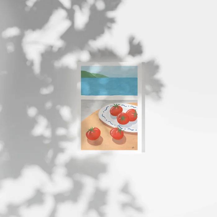 Tomatoes Before Pizza Baskı Art Print - 3